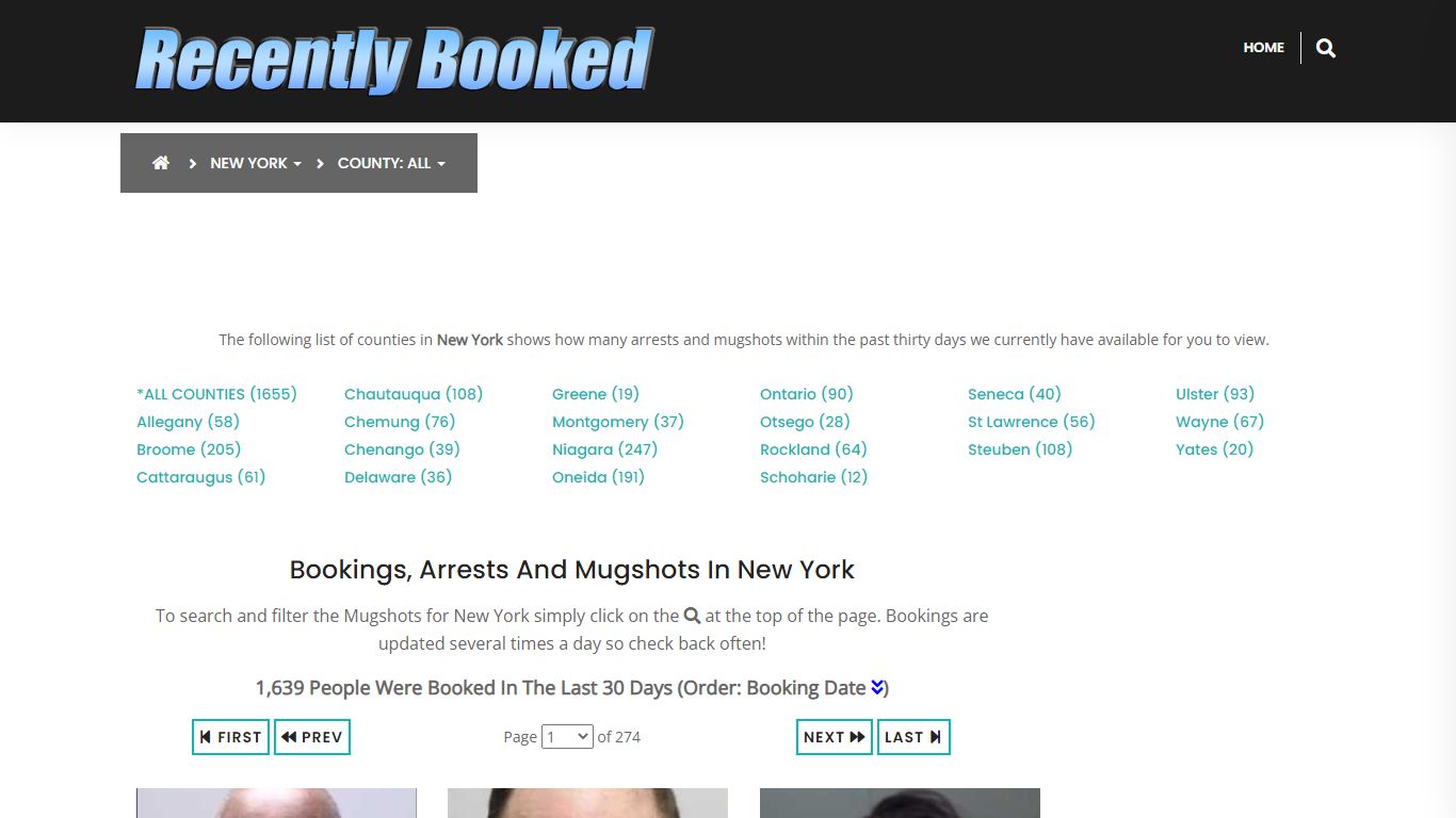 Bookings, Arrests and Mugshots in St Lawrence County, New York